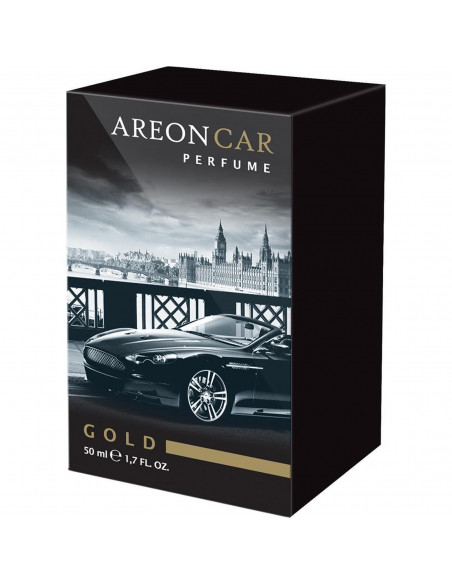 Autoduft Areon LUX CAR Parfüm 50ml. Gold | areon-fresh.de die premium Autoduft Parfümerie