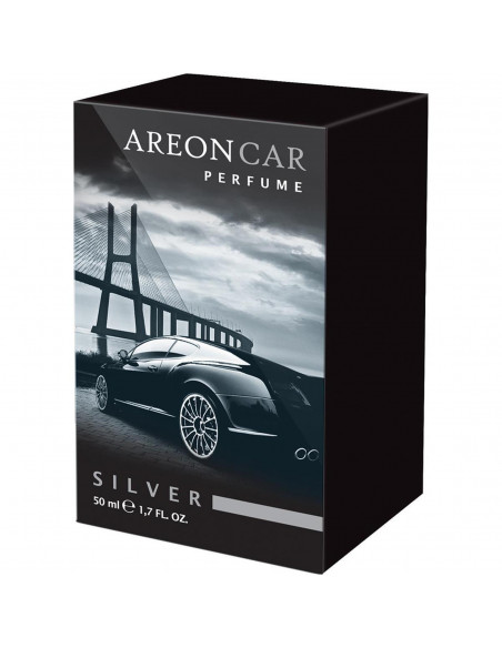 Autoduft Areon LUX CAR Parfüm 50ml. Silber | areon-fresh.de die premium Autoduft Parfümerie