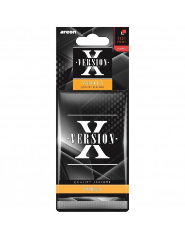 Autoduft Areon X Version Vanille | areon-fresh.de die moderne Autoduft Parfümerie