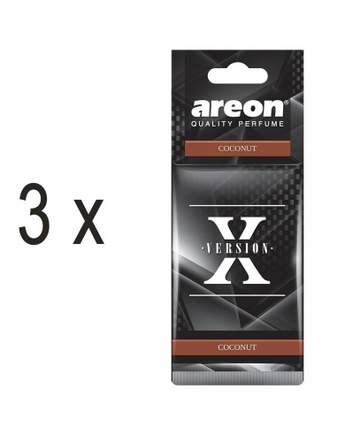 3 x Areon X Version Kokosnuss