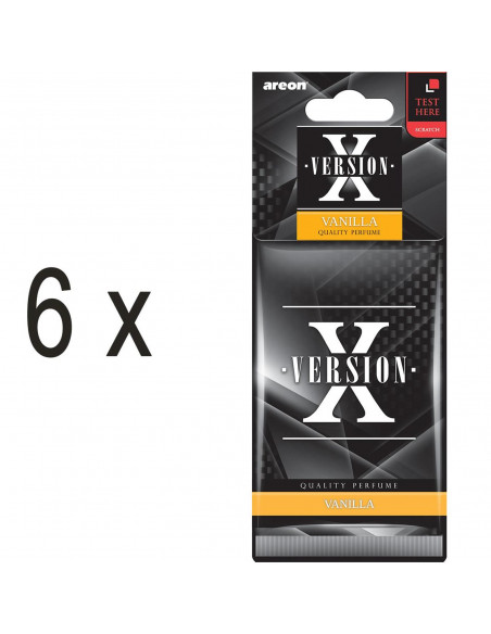 Autoduft Areon X Version Vanille | areon-fresh.de die moderne Autoduft Parfümerie