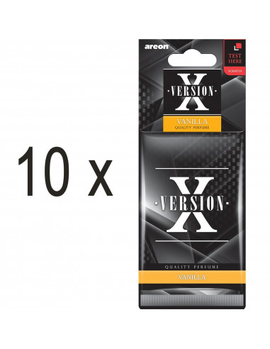 10 x Areon X Version Vanille