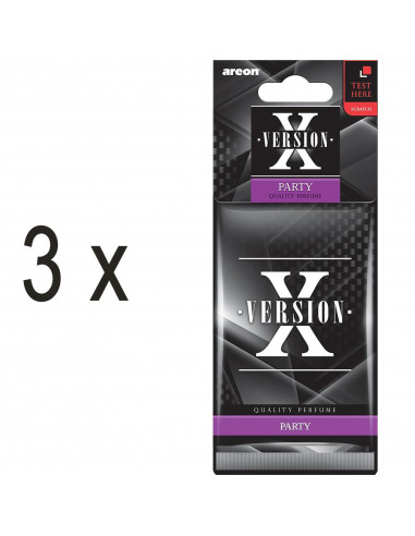 3 x Areon X Version Party