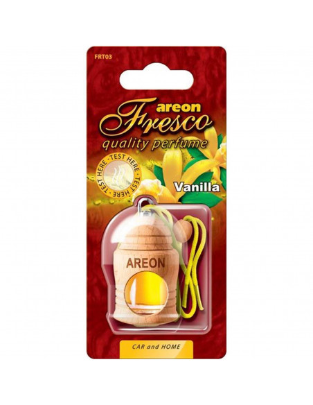 Areon Fresco Lufterfrischer Vanille | areon-fresh.de der natürliche Lufterfrischer aus Holz für langanhaltende und wohltuende At