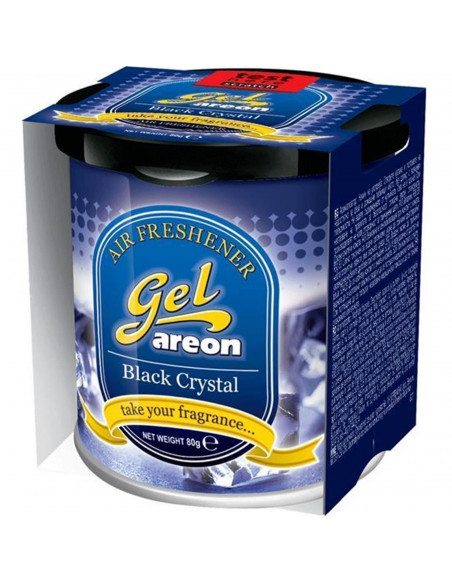 Areon GEL CAN Black Crystal | areon-fresh.de die innovativen Duft Gel Dosen für bis zu sechs Wochen anhaltenden und fruchtigen D