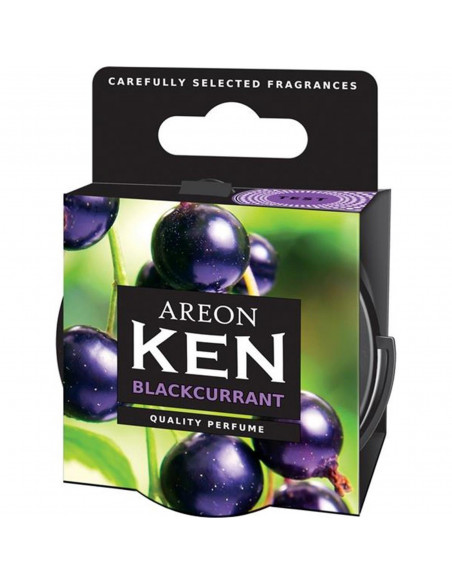 Areon KEN Duftdose in der Duftrichtung Johannisbeere | areon-fresh.de die kleinen und praktischen premium Auto Duftdosen zum Mit