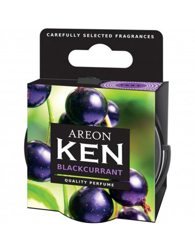 Areon KEN Duftdose in der Duftrichtung Johannisbeere | areon-fresh.de die kleinen und praktischen premium Auto Duftdosen zum Mit