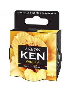 Areon KEN Duftdose in der Duftrichtung Vanille | areon-fresh.de die kleinen und praktischen premium Auto Duftdosen zum Mitnehmen 2