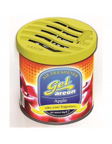 Areon GEL CAN Apfel | areon-fresh.de die innovativen Duft Gel Dosen für bis zu sechs Wochen anhaltenden und fruchtigen Duftgenus