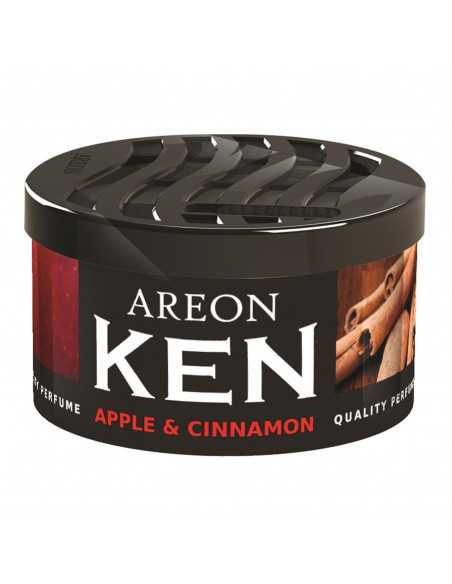 Areon KEN Duftdose in der Duftrichtung Apfel & Zimt | areon-fresh.de die kleinen und praktischen premium Auto Duftdosen zum Mitn