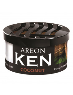 Areon KEN Duftdose in der Duftrichtung Kokosnuss | areon-fresh.de die kleinen und praktischen premium Auto Duftdosen zum Mitnehm 2