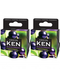 Areon KEN Duftdose in der Duftrichtung Johannisbeere | areon-fresh.de die kleinen und praktischen premium Auto Duftdosen zum Mit