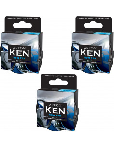 Areon KEN Duftdose in der Duftrichtung Neuer Wagen | areon-fresh.de die kleinen und praktischen premium Auto Duftdosen zum Mitne