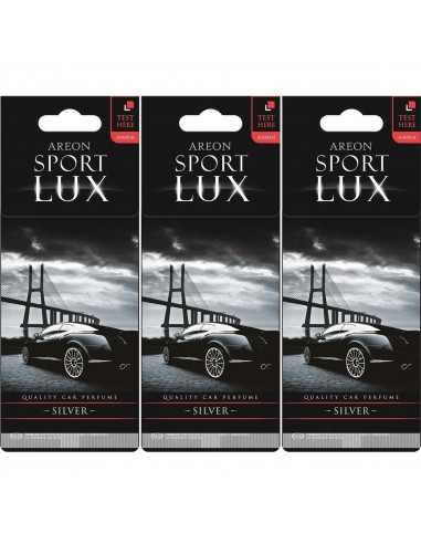 3 x Areon SPORT LUX Silber