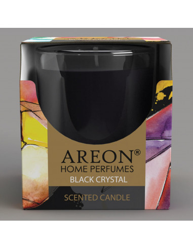 areon Wohlfühl - Duftkerze im Glas - Duft: Black Crystal 120gr. | areon-fresh.de hat die besten | Duftkerzen & Raumdufte | Lufte