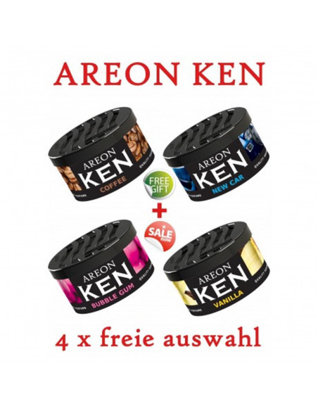 AKTION 4 Stk. Lufterfrischer Areon KEN