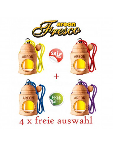 AKTION 4 Stk. Lufterfrischer Areon FRESCO