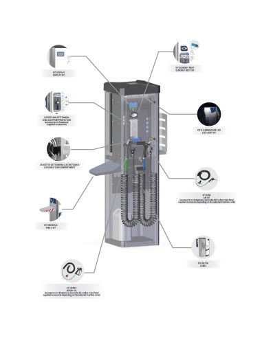 MCV четка за почистване на стелки за 240V oder 400V
