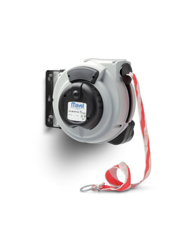 ROLL MASTER PLUS 16m Warning Tape Reel red white