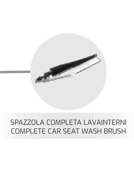 AC WET/DRY Комплектна четка за чистачка за автомобилни седалки