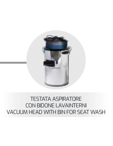 AC WET/DRY Vacuum Head with Bin