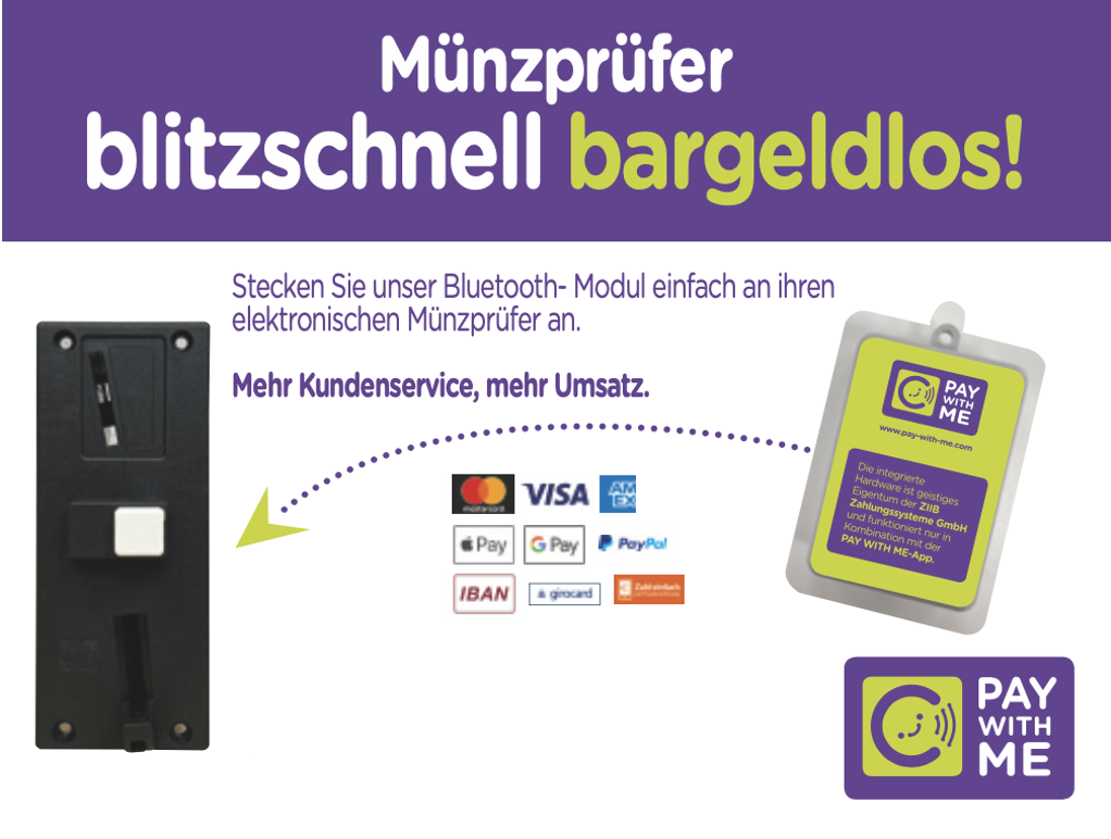 M&uuml;nzpr&uuml;fer schnell bargeldlos