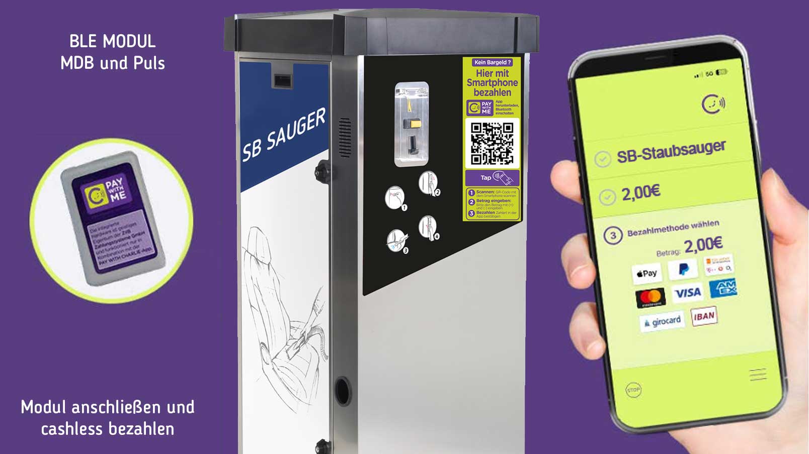 ble modul mdb und puls